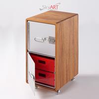 Container Wooden Side Cabinet