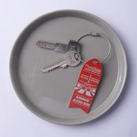 A320 Genuine Aircraft Skin Key Tag - Red