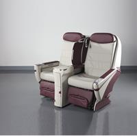 Sogerma Business Class Lie-Flat Seats Double Genuine Leather