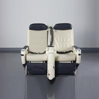 Sogerma Business Class Lie-Flat Seats Double Faux Leather