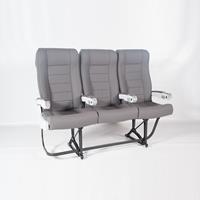 Sicma Economy Class Triple Seats - Faux Leather - Refurbished