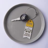 A320 Genuine Aircraft Skin Key Tag - Yellow White