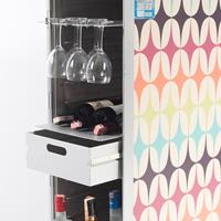 Aluminium Trolley Shelf For Wine Bottles
