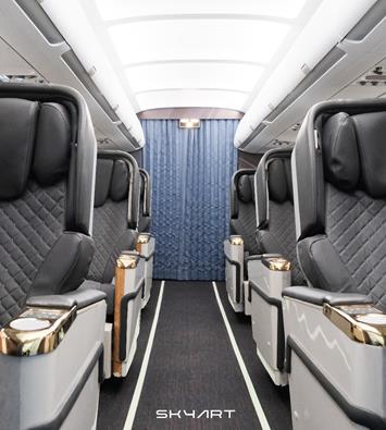 First class Skyline Flat Electronic First Class Seat - Double Genuine