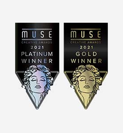 The awards come from MUSE Creative