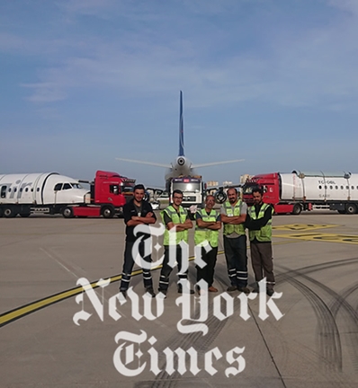 SkyArt Gives an Interview to New York Times