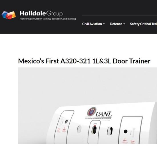 Mexico's First A320-321 1L & 3L Door Trainer