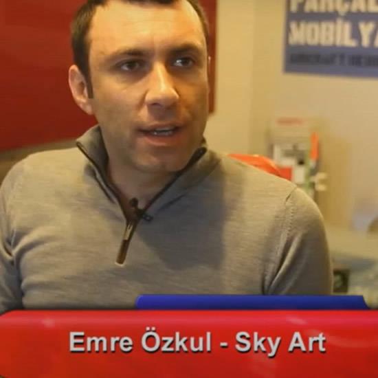 SkyArt on CNN Turk