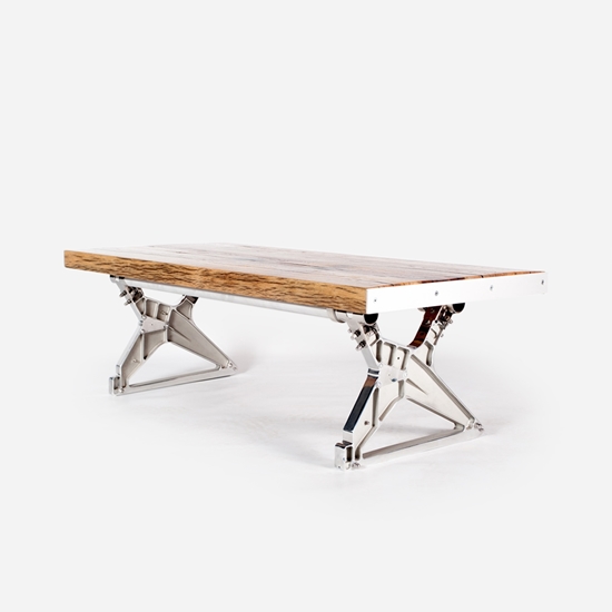 Airplane Coffee Table - Wooden Top