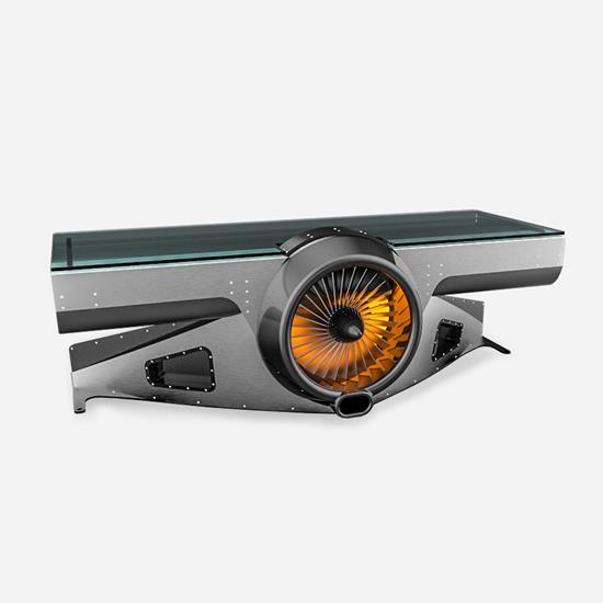 Wow F-27 Engine Cowling Office Desk