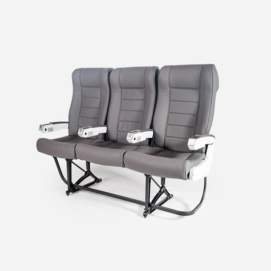 Sicma Economy Class Triple Seats - Faux Leather - Refurbished