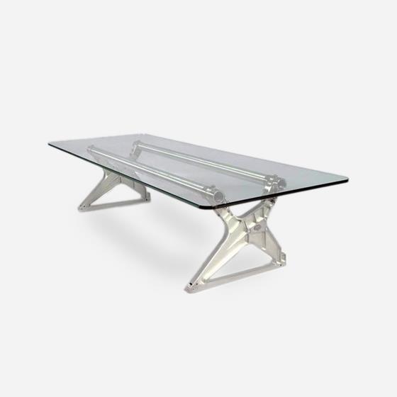Airplane Coffee Table - Glass Top