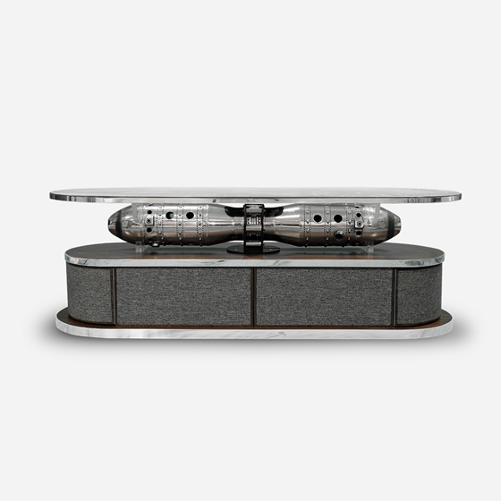 Mirror Rocket Coffee Table - Wooden
