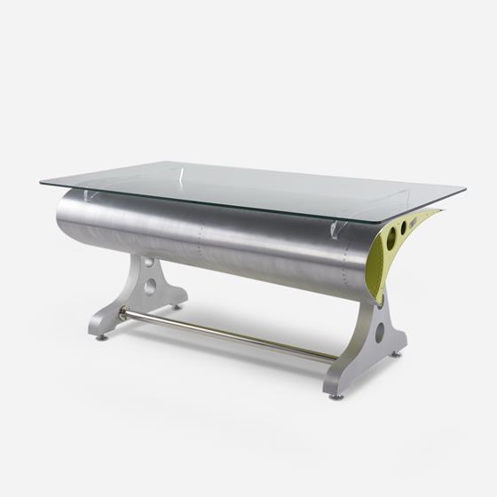 Aircraft Wing Office Desk - Polished