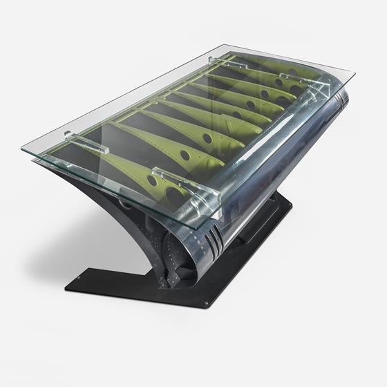 Wing Slat Crane Desk