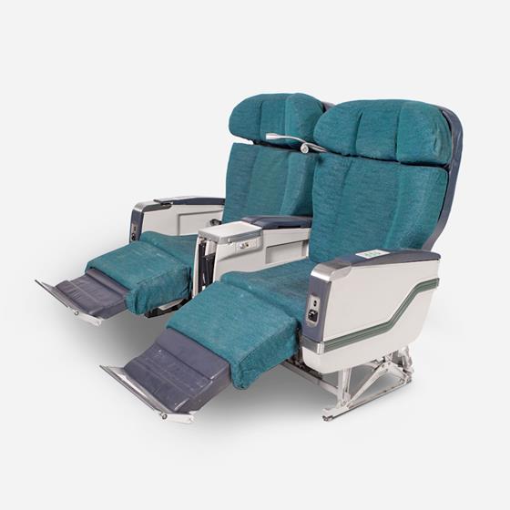 Skyline Full Flat Electronic First Class Seat - Double Fabric