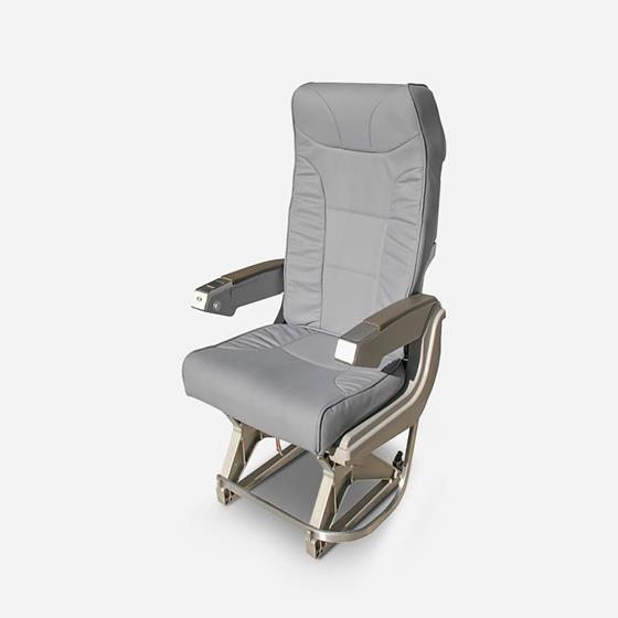 A340 BEA Economy Class Single Seat Faux Leather