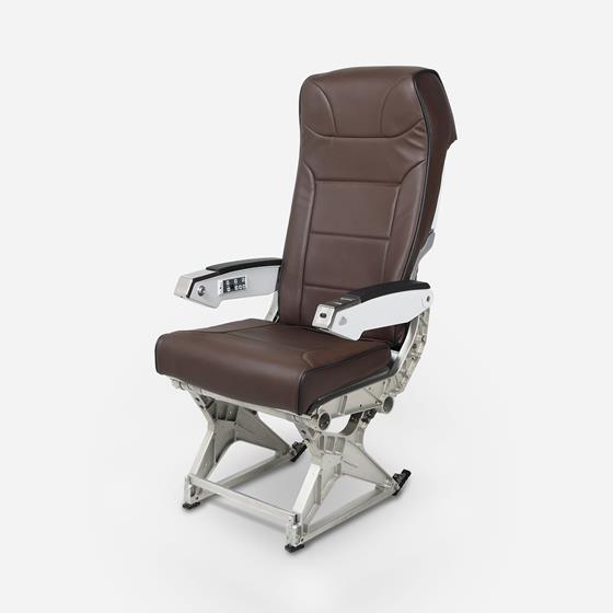 A340 BEA Economy Class Single Seat Genuine Leather