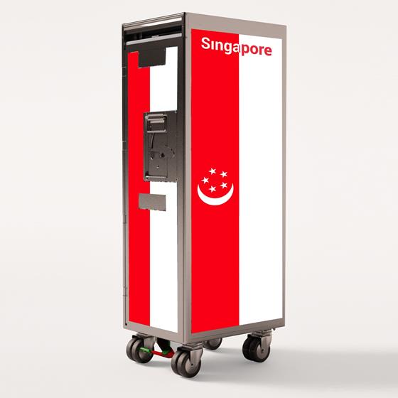 Fly Singapore - Aircraft Half Size Trolley