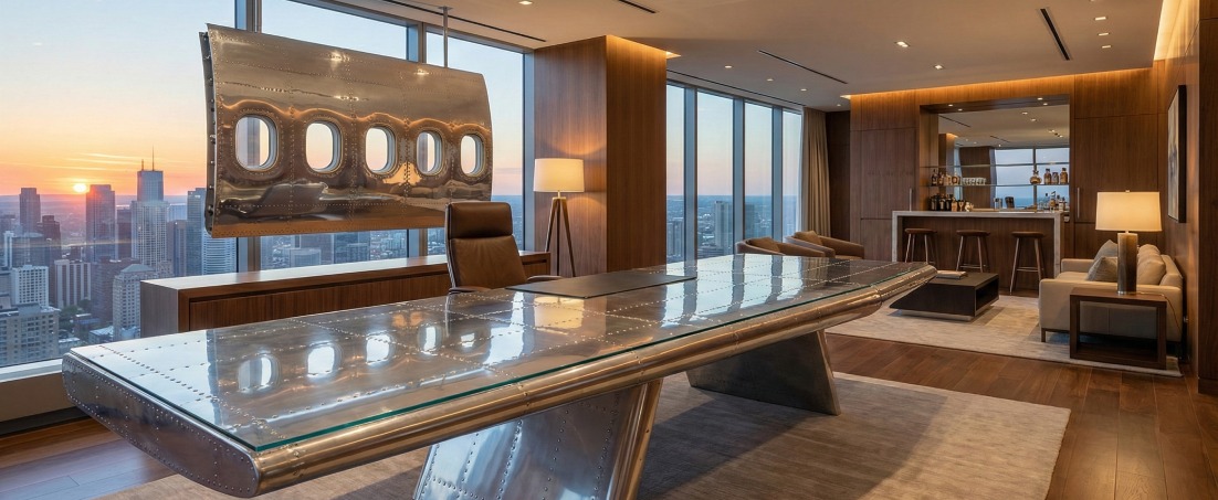 Aviation Themed Furniture 2026 Trend Report: Why is Aviation Aesthetics Rising in Corporate Offices?