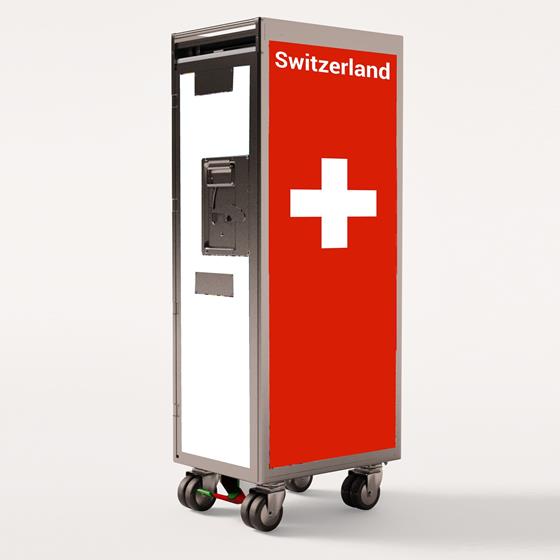 Fly Swiss - Aircraft Half Size Trolley